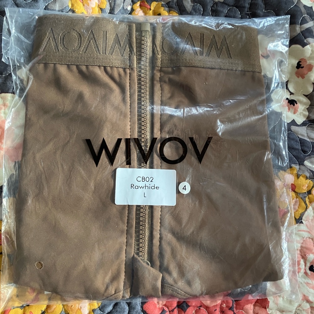 WIVOV zipper front compression vest/binder